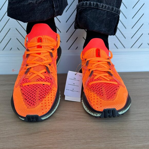 ⭐Adidas 4D Fusio Screaming Orange Prime knit Sz 9 Mens Shoes Sneaker FY5929 - Picture 4 of 12